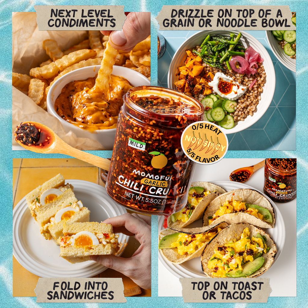 Mild Garlic Chili Crunch 4-Pack - Essential Set