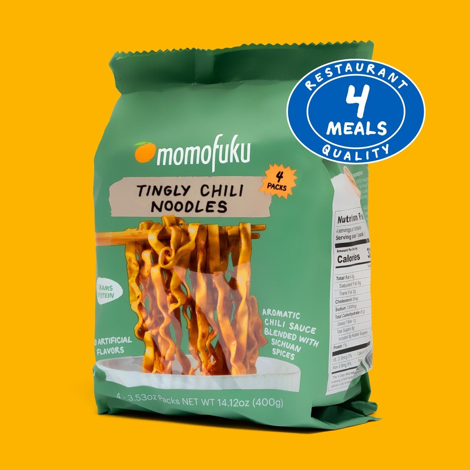 Tingly Chili Noodles | 4 Packs - Active Ready